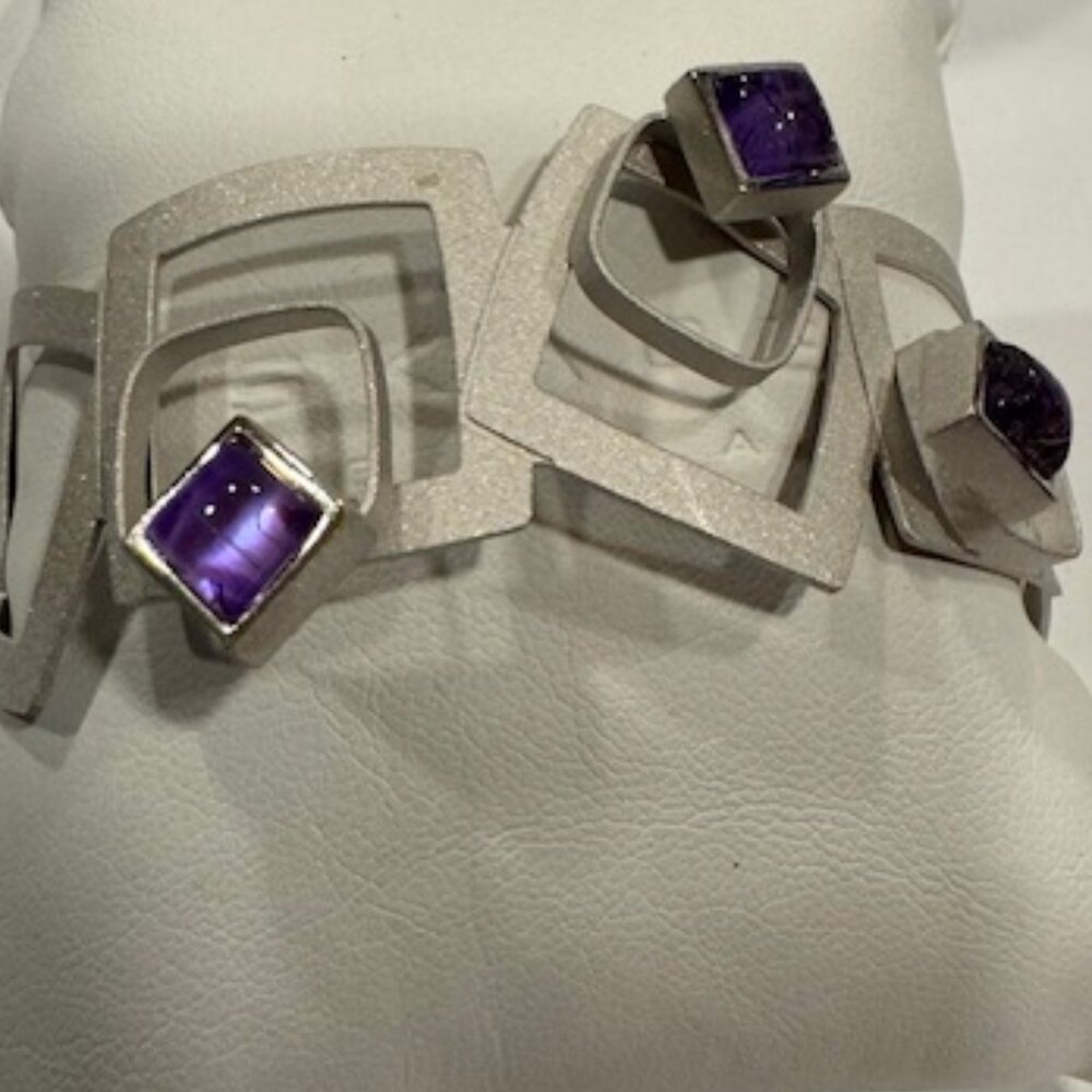 Frederic Duclos Amethyst Cuff - NEW / SALE